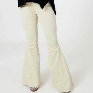 Altar’d State NWT Cream/Beige Corduroy Flare Pants